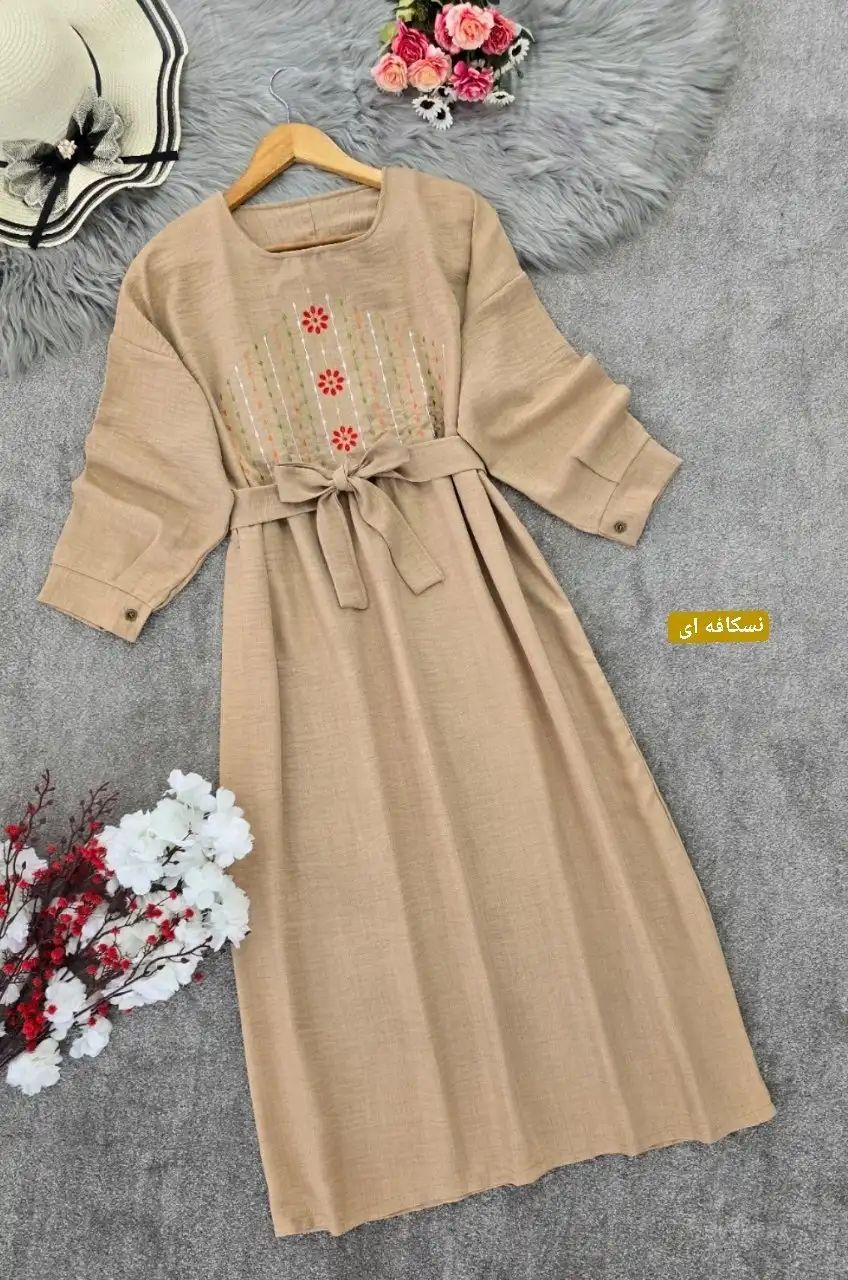 پیراهن گلدوزی چشمک پیراهن گلدوزی چشمک